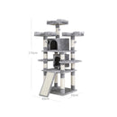 Segenn's Grote Krabpaal - kattenboom - kattenbak -172 cm - Lichtgrijs