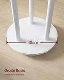 SEGENN Catania Kapstok met massief houten haken en opbergrekken – Duurzaam & stijlvol-Functioneel en warm design-Natuurlijke look