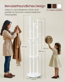 SEGENN Catania Kapstok met massief houten haken en opbergrekken – Duurzaam & stijlvol-Functioneel en warm design-Natuurlijke look