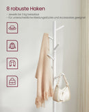 SEGENN Naples Vrijstaand Kledingrek – Metaal en Hout-Kledingrek Vrijstaand – Stijlvol en Stevig