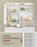 SEGENN Modena Witte Kaptafel met Spiegel – Makeup Tafel voor Slaapkamer of Dressing-Moderne Kaptafel in Wit met Spiegel – Strak en Functioneel