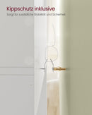 SEGENN Modena Witte Kaptafel met Spiegel – Makeup Tafel voor Slaapkamer of Dressing-Moderne Kaptafel in Wit met Spiegel – Strak en Functioneel