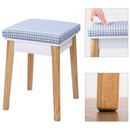 Segenn's Rome Kaptafel - make up tafel - wasbare krukhoes, wit en natuurlijke kleur