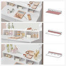 SEGENN Sorento Kaptafel met Spiegel en Lampjes-Makeup tafel met Spiegel en Verlichting-Luxe Kaptafel met Spiegel en Gloeilampen-Stijlvolle Makeup tafel met Verlichte Spiegel