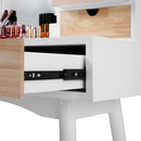 Segenn's Fancy Kaptafel - make up tafel - make up tafel met spiegel - kaptafel set - met krukje - Wit