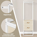 SEGENN Salerno Stijlvol & Functioneel Kledingrek met 2 Lades – Scandinavisch Design – Beige