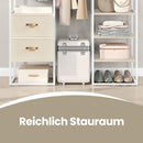 SEGENN Salerno Stijlvol & Functioneel Kledingrek met 2 Lades – Scandinavisch Design – Beige