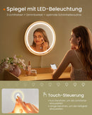 SEGENN Catania Makeup tafel in Bohemian Stijl met Opbergvakken-Stijlvolle Boho Kaptafel – Spiegel en Lades inbegrepen-Boho Vanity Tafel met Spiegel en Opbergruimte