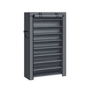 Segenn's Genoa Schoenenrek met Overtrek – 88 cm – Grijs – Stofhoes Schoenenkast met Opbergruimte