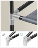 Segenn's Genoa Schoenenrek met Overtrek – 88 cm – Grijs – Stofhoes Schoenenkast met Opbergruimte