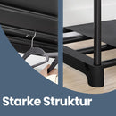 SEGENN Latina Vrijstaande Open Kledingkast – Taupe – Met Kledingroedes en Opbergruimte – 124 cm Breed