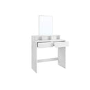 SEGENN Rome Kaptafel met Rechthoekige Spiegel-Makeup tafel Moderne Kaptafel met Strakke Rechthoekige Spiegel-Stijlvolle Makeup tafel met Minimalistische Spiegel