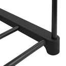 Segenn's Schoenenrek - Schoenenrek - Met 6 planken - Metalen Schoenenrek - zwart - 45 x 30 x 106 cm