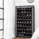 Segenn's Schoenenrek - Schoenenkast - met 10 Niveaus - met Stofdichte Hoes - Schoenenopberger - Schoenenopberger - voor maximaal 45 paar