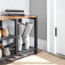 Segenn's Schoenenrek met een groot vak voor laarzen - schoenenbank - Schoenenkast met fijnmazige planken