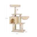 Segenn's Krabpaal met hangmat 110 cm hoge krabpaal - Beige