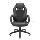 Segenn's Walter Moderne bureaustoel - kunstleer - gaming stoel - directiestoel - draaistoelzwart