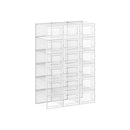 SEGENN Turin Schoenendozen Stapelbaar – Set van 18 Stuks-ShoeBox Tower-Schoenen Organizer-Stapelbaar & Ruimtebesparend