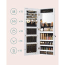 Segenn's Genoa Wandkast met Full-Length Spiegel – Ruime Opbergruimte-Spiegelwandkast – Functioneel en Elegant