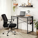 Segenn's Walker Bureau - Werktafel - Computerbureau - Met 8 Haken - greige-zwart