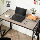 Segenn's Walker Bureau - Werktafel - Computerbureau - Met 8 Haken - greige-zwart