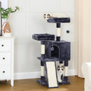 Segenn's Krabpaal - Krabpaal - Krabplank - Rookgrijs - 50 x 35 x 115 cm (L x W x H)