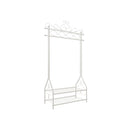 SEGENN Genoa Kledingrek met Schoenenrek – Vintage Look, Ideaal voor Hal of Slaapkamer-2-in-1 Vintage Kleding- en Schoenenrek – Stevig & Stijlvol