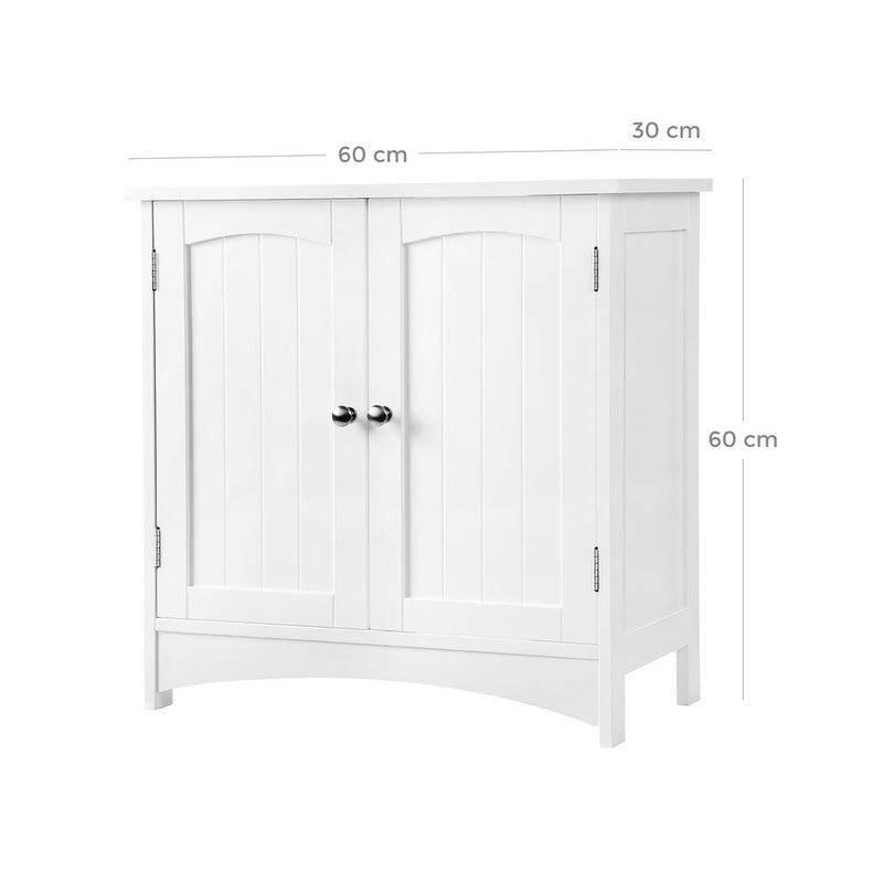 SEGENN Genoa Wastafelmeubel Wit – Modern Design Voor een Strakke Badkamerlook-Stijlvol en Praktisch-Voor een Strakke Badkamerlook-