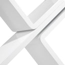 Segenn's Wandplank set van 3 - Zwevende Planken -Diepte 15 cm - Kubus Plank - Boekenkast - Wit