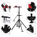 Sterke Fiets montagestandaard met gereedschapsbakje | 360° Draaibare / Verstelbare reparatie standaard | Universele fietsstandaard | Lichtgewicht en eenvoudig draagbaar