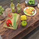 Segenn's Galena Keukeneiland - Keukenkast - Keukenkastje- microgolfmeubel - Staand Rek met Planken - Industrieel - Bruin/Zwart - 120 x 60 x 90 cm