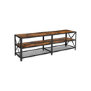 Segenn's Abingdon TV Kast - Tv Meubel - Industrieel design - Vintage Bruin-Zwart - 160 x 39.2 x 50 cm