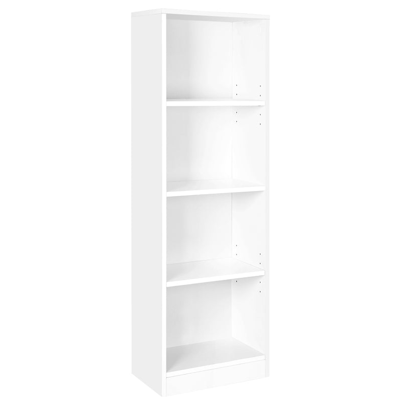 Segenn's boekenkast - Verstelbare Planken - Archiefkast - Wit - 40 x 121,5 x 24 cm (B x H x D