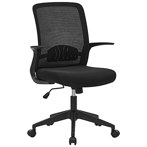 Segenn's Ergonomische Bureaustoel - Bureaustoelen voor volwassenen - Office Chair Ergonomisch - draaibaar - in hoogte verstelbaar - met gaasbekleding - wipfunctie