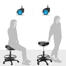 Segenn's Alex Bureaukstoel - ergonomisch Bureaustoel - werkkruk - bureau - zwart - 59,5-81 cm