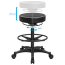 Segenn's Alex Bureaukstoel - ergonomisch Bureaustoel - werkkruk - bureau - zwart - 59,5-81 cm