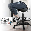 Segenn's Alex Bureaukstoel - ergonomisch Bureaustoel - werkkruk - bureau - zwart - 59,5-81 cm