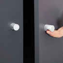 Segenn's Victoria metalen lockerkast Finn - met 3 Planken - Archiefkast met Dubbele Deuren - Kantoorkast - Gereedschapskast - Grijs