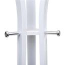 Segenn's Slanke Kapstok - Metalen - 176 cm Hoog - Stijlvol en Zeer Stabiel - Wit
