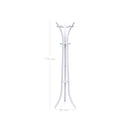 Segenn's Slanke Kapstok - Metalen - 176 cm Hoog - Stijlvol en Zeer Stabiel - Wit