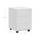 Segenn's Cantoni Ladeblok - Ladeblok bureau - Rol Container - Mobiele - 3 Lades - Ladeblok Bureau - Archiefkast - 39 x 45 x 55 cm