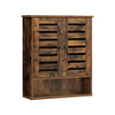 Segenn's badkamerkasten hoog - Wandkast - badkamerkastje - Opbergkast - In Hoogte Verstelbare Plank - Bovenkast - 60 x 20 x 70 cm