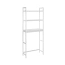 Segenn's badkamerrek - wasmachinerek - badkamerplank van bamboe - verstelbaar - wit