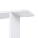 Segenn's Boekenkast - Boekenrek - wandkast - staande plank - wit - 70 x 24 x 190,5 cm