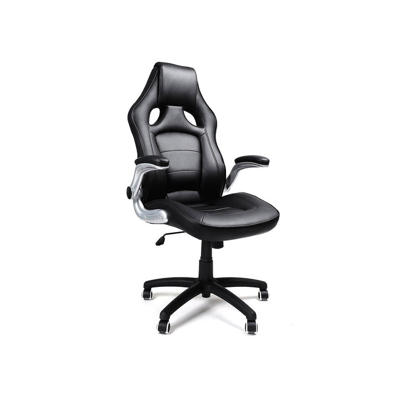 Segenn's bureaustoel - racestoel - gaming stoel - directiestoel - draaistoel PU zwart