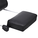 Segenn's Boss bureaustoel - met voetensteun - lendenkussen - kunstleer - zwart - 67 x 66 x 116 cm