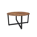 Segenn's Ronde Salontafel - Industriële Stijl - Bijzettafel -Cocktailtafel - 88 x 88 x 47 cm