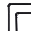 Segenn's 5ster Kledingrek Op Wielen - Dubbele Stang Tot 110 kg – Oprolbare Kledingkast – Mobiele Kapstok - Kledingrekken