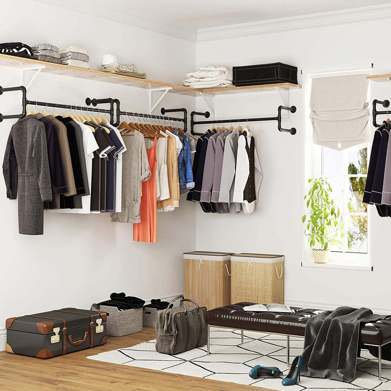 BHBXZZDB Kapstok Kledingrek, stand-alone hanger met bovenste stang, opbergrek en 4 haken, hanger met 4 haken en wielen BHBXZZDB Kapstok Kledingrek, stand-alone hanger met bovenste stang, opbergrek en 4 haken, hanger met 4 haken en wielen