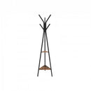 Segenn's kapstok - garderobestandaard in boomvorm - kledingstandaard -  vrijstaande garderobe - industrieel - Vintage Bruin-Zwart